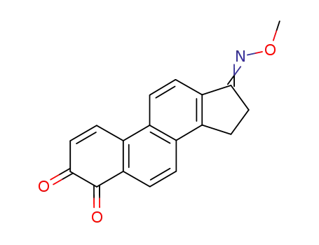 3H-Cyclopenta(a)phenanthrene-3,4,17-trione, 15,16-dihydro-, 17-(O-methyloxime)