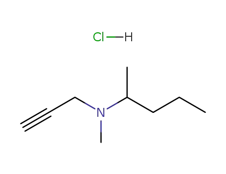 N-메틸-N-프로프-2-이닐-펜탄-2-아민 염산염