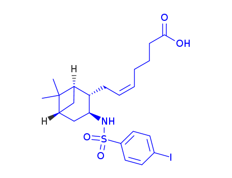 5-Heptenoic acid,7-[(1S,2S,3S,5R)-3-[[(4-iodophenyl)sulfonyl]amino]-6,6-dimethylbicyclo[3.1.1]hept-2-yl]-,(5Z)-