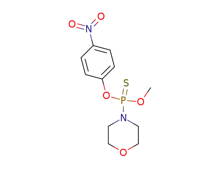 모르폴리노포스포노티오산 O-메틸 O-(p-니트로페닐) 에스테르