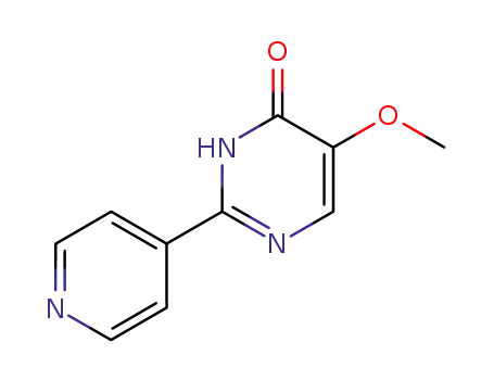 5-methoxy-2-(4-pyridinyl)-4(3H)-pyrimidinone