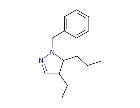 1H-Pyrazole,4-ethyl-4,5-dihydro-1-(phenylmethyl)-5-propyl-