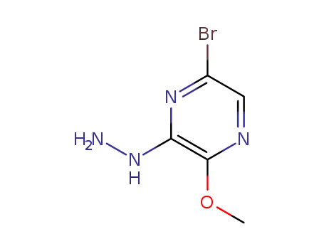 1-(6-broMo-3-Methoxypyrazin-2-yl)hydrazine