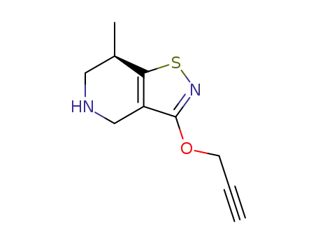 7-Methyl-3-(2-propynyloxy)-4,5,6,7-tetrahydroisothiazolo(4,5-c)pyridine