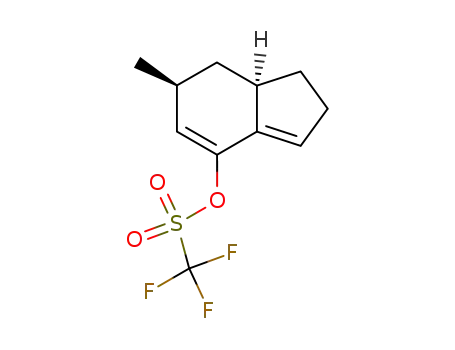 Trifluoro-methanesulfonic acid (6S,7aR)-6-methyl-2,6,7,7a-tetrahydro-1H-inden-4-yl ester