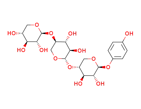 4-hydroxyphenyl β-D-xylopyranosyl-(1->4)-β-D-xylopyranosyl-(1->4)-β-D-xylopyranoside