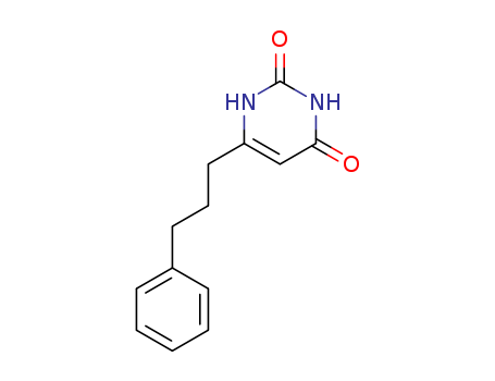 2,4(1H,3H)-Pyrimidinedione,6-(3-phenylpropyl)- cas  13345-13-6