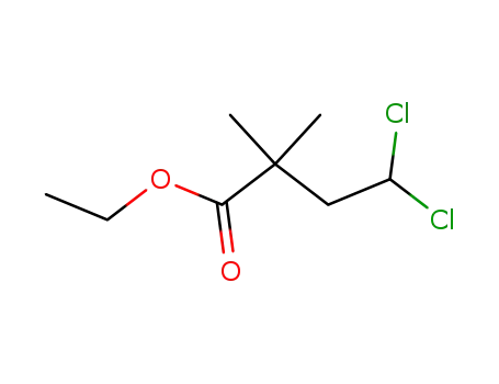 Molecular Structure of 144193-96-4 (ethyl 4,4-dichloro-2,2-dimethylbutanoate)