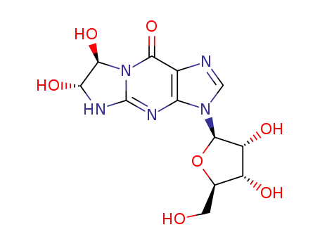 Molecular Structure of 13351-91-2 (misonidazole-guanosine product)