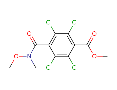 Benzoic acid,2,3,5,6-tetrachloro-4-[(methoxymethylamino)carbonyl]-, methyl ester