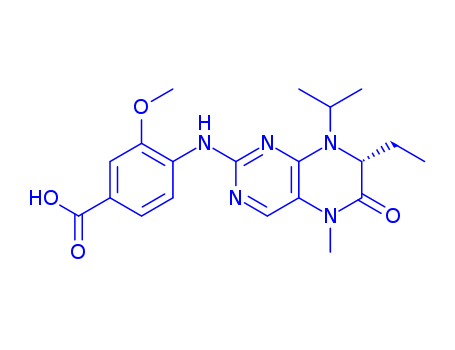 (R)-4-((7-ethyl-8-isopropyl-5-Methyl-6-oxo-5,6,7,8-tetrahydropteridin-2-yl)aMino)-3-Methoxybenzoic acid