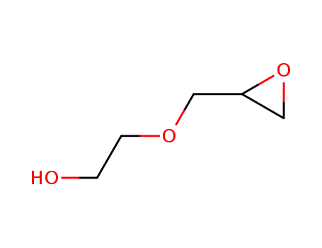 Molecular Structure of 16801-25-5 (1-(2-hydroxyethoxy)-2,3-epoxypropane)