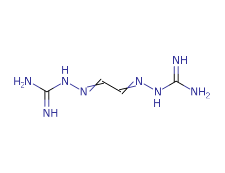 Hydrazinecarboximidamide,2,2'-(1,2-ethanediylidene)bis- cas  14358-42-0