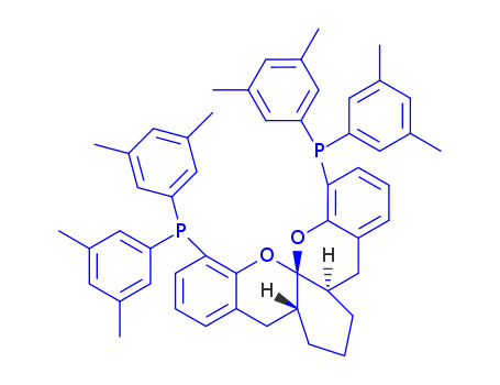 (-)-1,13-Bis[di(3,5-diMethylphenyl)phosphino]-(5aS,8aS,14aS)-5a,6,7,8,8a,9-hexahydro-5H-[1]benzopyrano[3,2-d]xanthene, 97%  (S,S,S)-(-)-Xyl-SKP