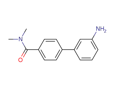 Molecular Structure of 179627-06-6 (4-(3-AMinophenyl)-N,N-diMethylbenzaMide)