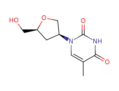 4(S)-(3,4-dihydro-2,4-dioxo-5-methyl-1(2H)-pyrimidinyl)tetrahydro-2(S)-furanmethanol