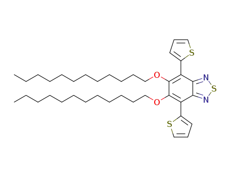 5,6-bis(dodecyloxy)-4,7-di(thiophen-2-yl)benzo[c][1,2,5]-thiadiazole
