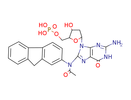 ((2R,3S,5R)-5-(8-(N-(9H-Fluoren-2-yl)acetamido)-2-amino-6-oxo-3H-purin-9(6H)-yl)-3-hydroxytetrahydrofuran-2-yl)methyldihydrogenphosphate