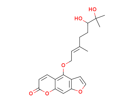 7H-Furo[3,2-g][1]benzopyran-7-one,4-[[(2E)-6,7-dihydroxy-3,7-dimethyl-2-octen-1-yl]oxy]-