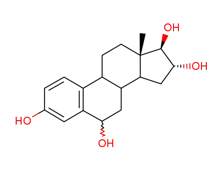 Molecular Structure of 7291-49-8 (6ALPHA-Hydroxyestriol)
