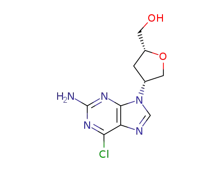 (2R,4R)-4-(2'-amino-6'-chloro-9'H-purin-9'-yl)tetrahydrofuran-2-methanol
