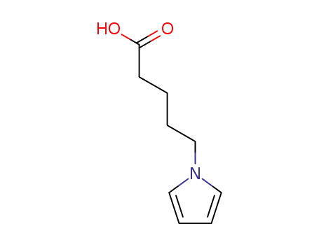 Molecular Structure of 145511-35-9 (5-(1H-pyrrol-1-yl)pentanoic acid)