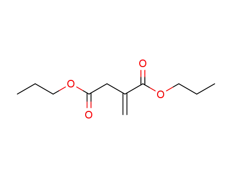 Molecular Structure of 13401-95-1 (dipropyl 2-methylidenebutanedioate)