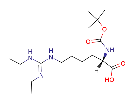L-리신, N6-[비스(에틸아미노)메틸렌]-N2-[(1,1-디메틸에톡시)카르보닐]-(9CI)