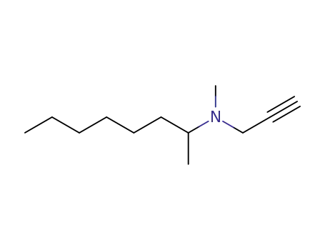 Heptylamine, N,1-dimethyl-N-2-propynyl-