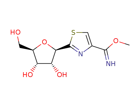 Molecular Structure of 144660-79-7 (4-methylamidatetiazofurin)