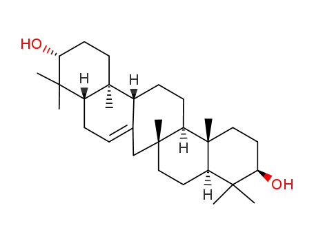 Molecular Structure of 2239-24-9 (serrat-14-ene-3,21-diol)