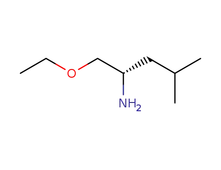 Molecular Structure of 134080-98-1 ((S)-1-Ethoxy-4-methyl-2-pentanamine)