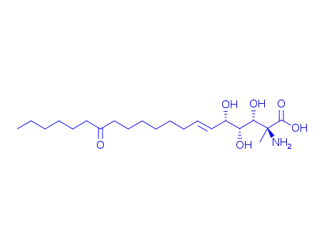 6-Eicosenoic acid, 2-amino-3,4,5-trihydroxy-2-methyl-14-oxo-