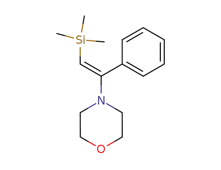 E-1-morpholino-1-phenyl-2-trimethylsilylethene
