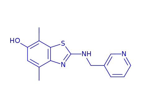 6- 벤조 티아 졸롤, 4,7- 디메틸 -2-[(3- 피리 디닐 메틸) 아미노]-