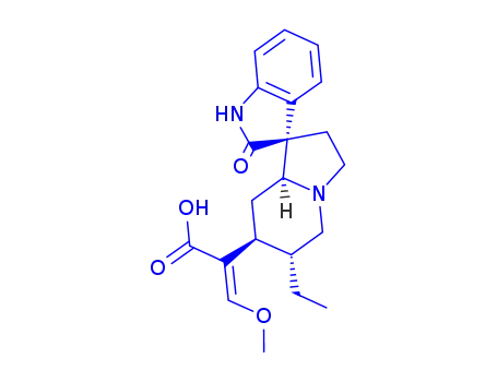 Molecular Structure of 144525-05-3 (Isorhynchophyllic acid)