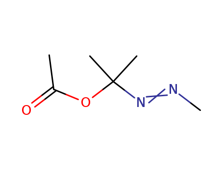 2-Propanol,2-(2-methyldiazenyl)-, 2-acetate cas  13369-65-8