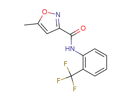 5-methyl-N-[2-(trifluoromethyl)phenyl]-1,2-oxazole-3-carboxamide