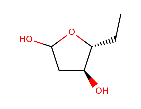 Molecular Structure of 137873-06-4 (2,5,6-trideoxy-D-erythro-hexofuranose)