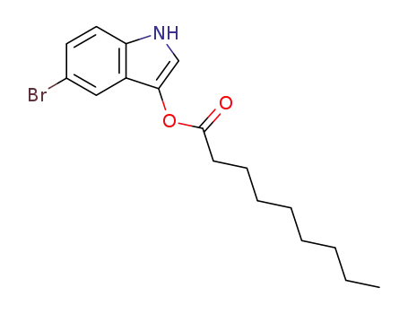 Molecular Structure of 133950-70-6 (5-BROMO-3-INDOXYL NONANOATE)