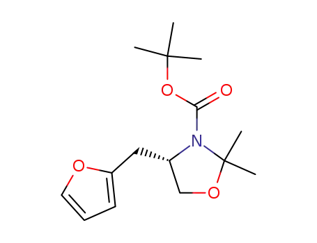 4-furan-2-ylmethyl-2,2-dimethyl-oxazolidine-3-carboxylic acid <i>tert</i>-butyl ester