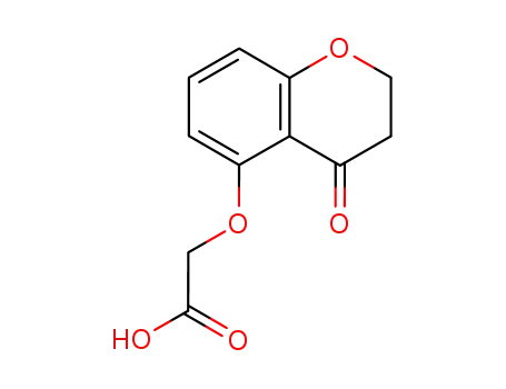 4-oxo-3,4-dihydro-2H-1-benzopyran-5-yloxyacetic acid