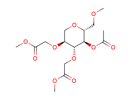 4-O-아세틸-1,5-무수-디-O-(메톡시카르보닐메틸)-O-메틸글루시톨