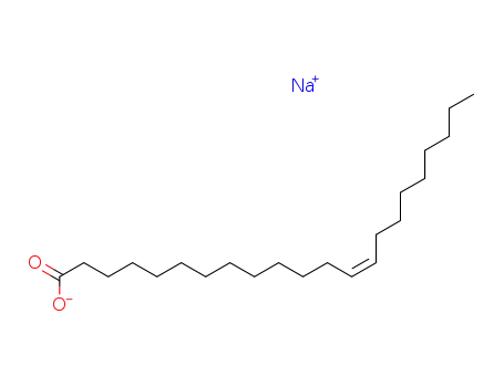 Molecular Structure of 14488-85-8 (sodium (Z)-docos-13-enoate)