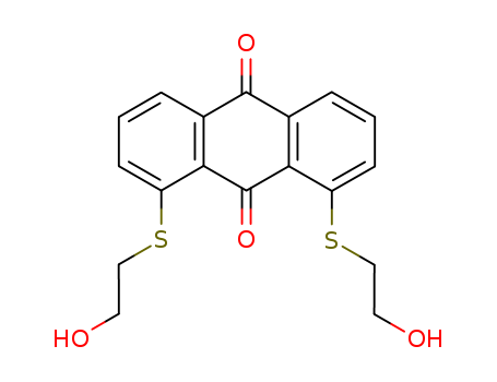 9,10-Anthracenedione,1,8-bis[(2-hydroxyethyl)thio]- cas  1455-93-2