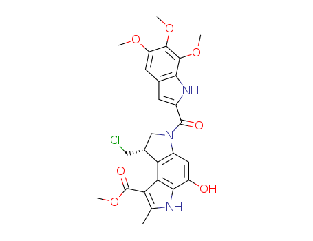 Benzo[1,2-b:4,3-b']dipyrrole-1-carboxylicacid,8-(chloromethyl)-3,6,7,8-tetrahydro-4-hydroxy-2-methyl-6-[(5,6,7-trimethoxy-1H-indol-2-yl)carbonyl]-,methyl ester