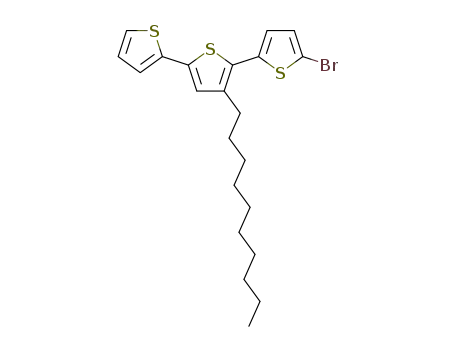 Molecular Structure of 477335-02-7 (5-BROMO-3'-DECYL-2,2':5',2''-TERTHIOPHENE)