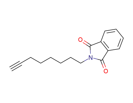 Molecular Structure of 17170-26-2 (2-(7-Octyn-1-yl)-1H-isoindole-1,3-dione)