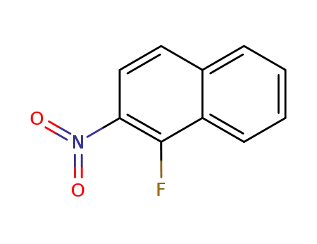 Molecular Structure of 5385-52-4 (1-fluoro-2-nitronaphthalene)