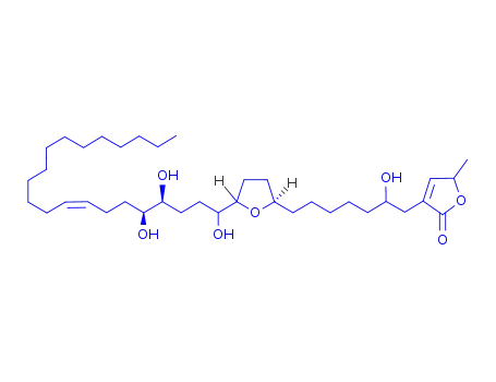 4-[2-hydroxy-7-[5-[(E)-1,4,5-trihydroxyhenicos-8-enyl]oxolan-2-yl]heptyl]-2-methyl-2H-furan-5-one